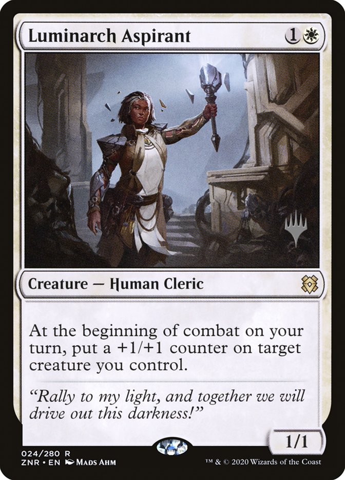 Luminarch Aspirant (Promo Pack) [Zendikar Rising Promos] | Webway Games