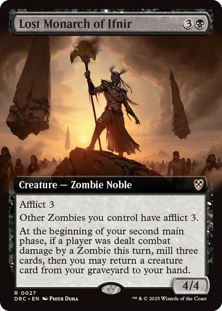 Lost Monarch of Ifnir (Extended Art) [Aetherdrift Commander] | Webway Games