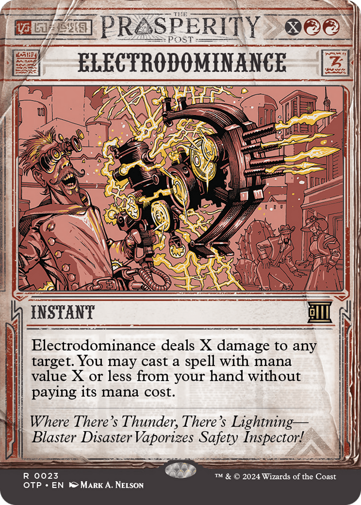 Electrodominance [Outlaws of Thunder Junction: Breaking News] | Webway Games