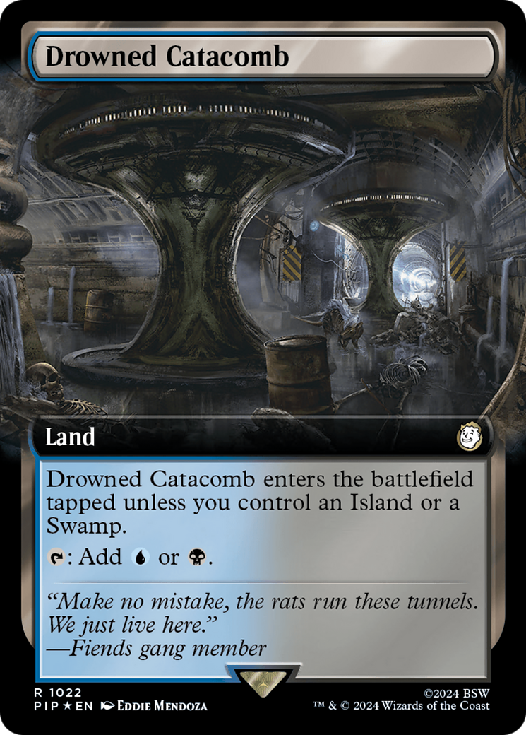 Drowned Catacomb (Extended Art) (Surge Foil) [Fallout] | Webway Games