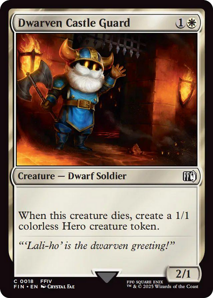 Dwarven Castle Guard [FINAL FANTASY] | Webway Games
