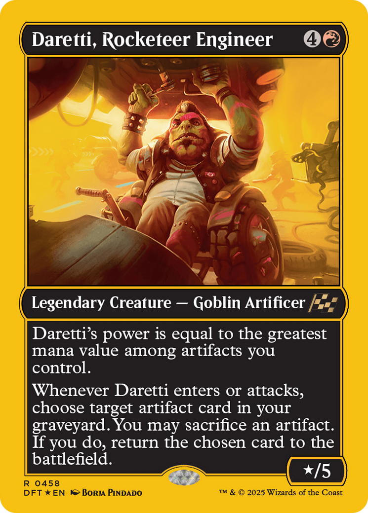 Daretti, Rocketeer Engineer (First-Place Foil) [Aetherdrift] | Webway Games