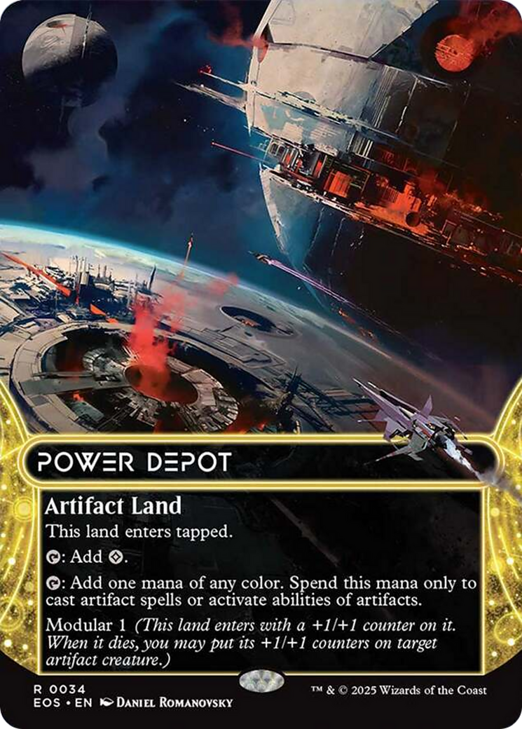 Power Depot (0034) (Borderless) [Edge of Eternities: Stellar Sights] | Webway Games