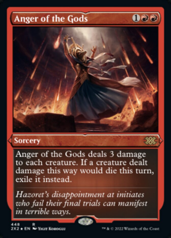 Anger of the Gods (Foil Etched) [Double Masters 2022] | Webway Games