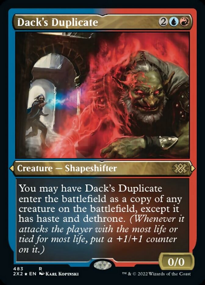 Dack's Duplicate (Foil Etched) [Double Masters 2022] | Webway Games