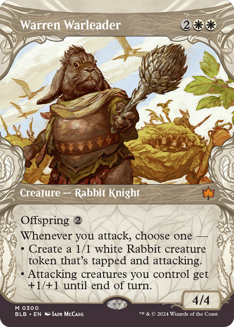 Warren Warleader (Showcase) [Bloomburrow] | Webway Games