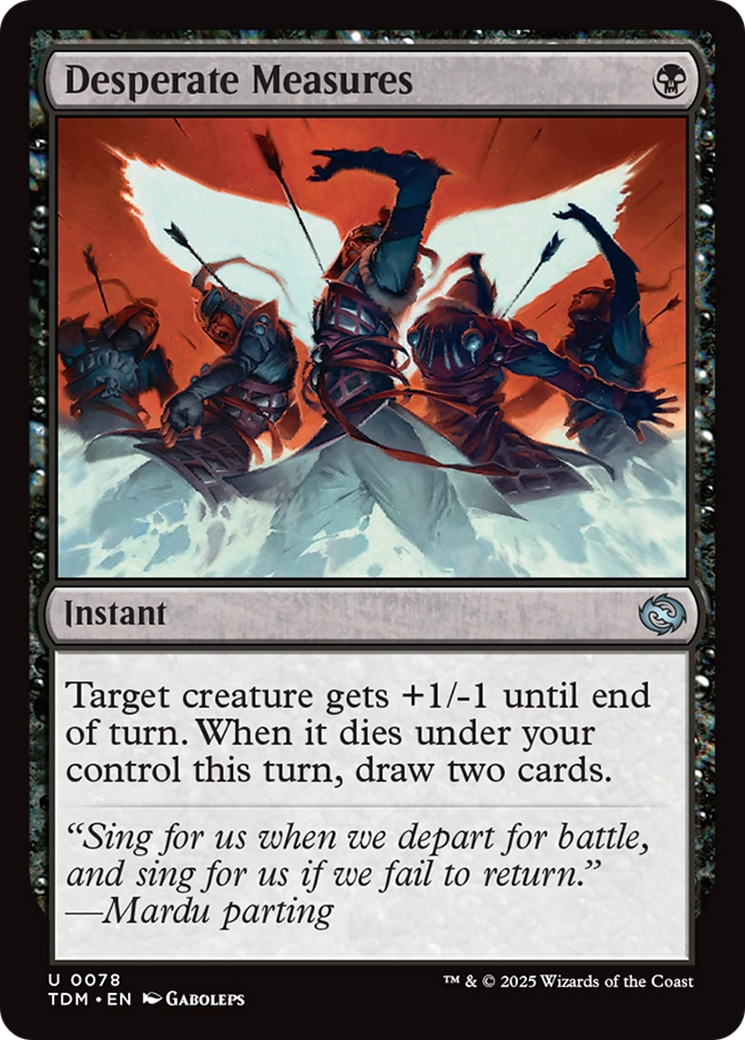 Desperate Measures [Tarkir: Dragonstorm] | Webway Games