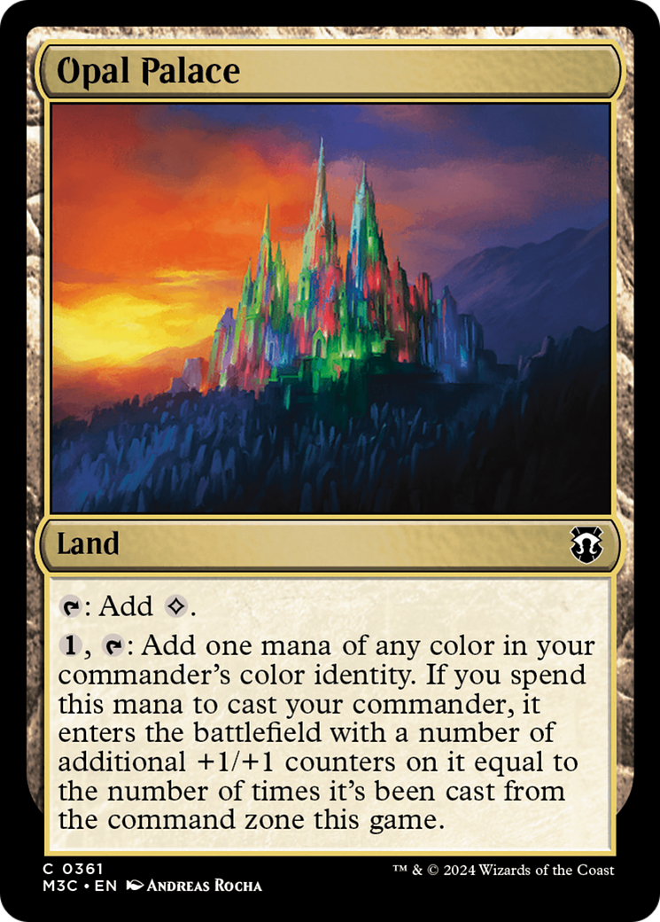 Opal Palace (Ripple Foil) [Modern Horizons 3 Commander] | Webway Games