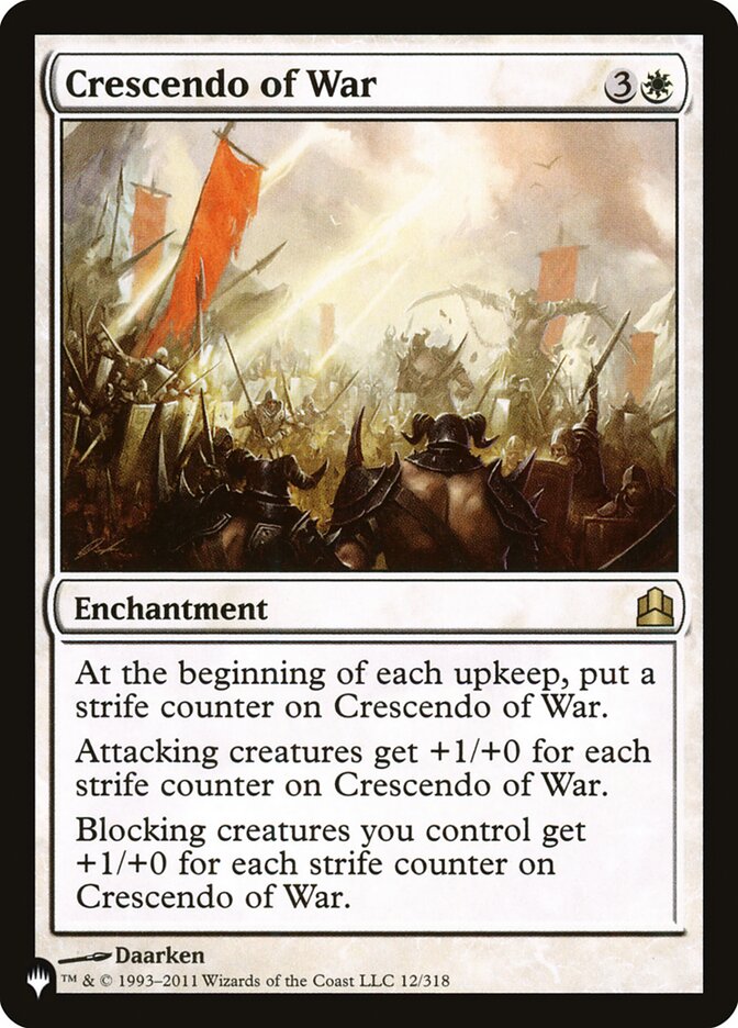 Crescendo of War [The List] | Webway Games