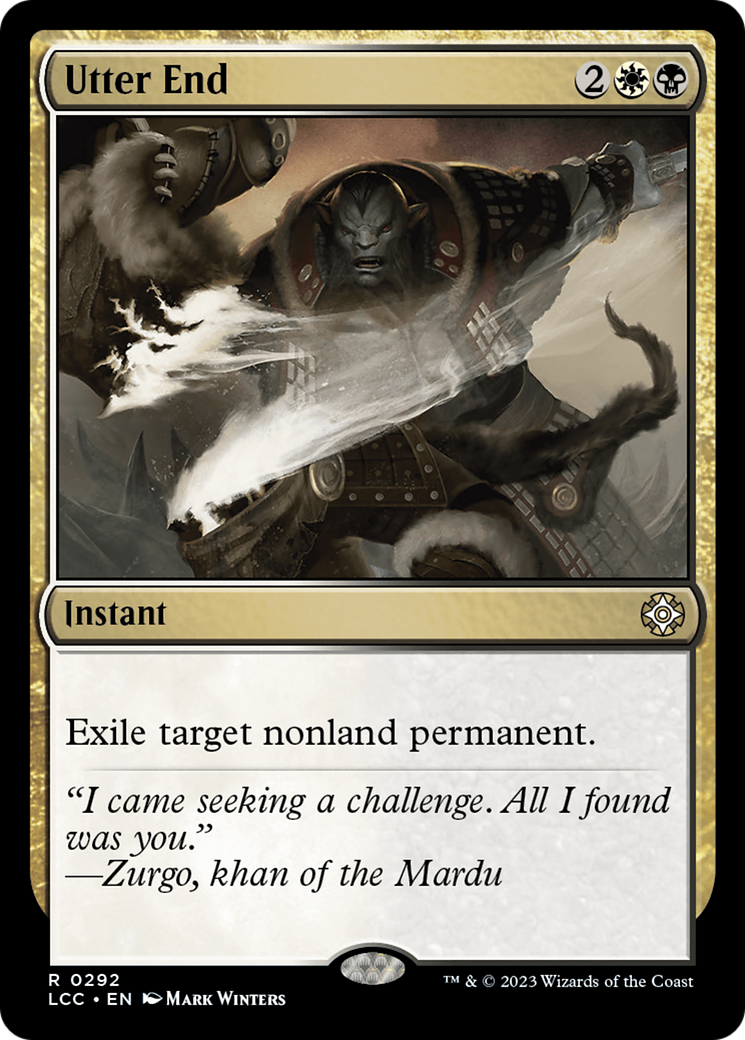 Utter End [The Lost Caverns of Ixalan Commander] | Webway Games