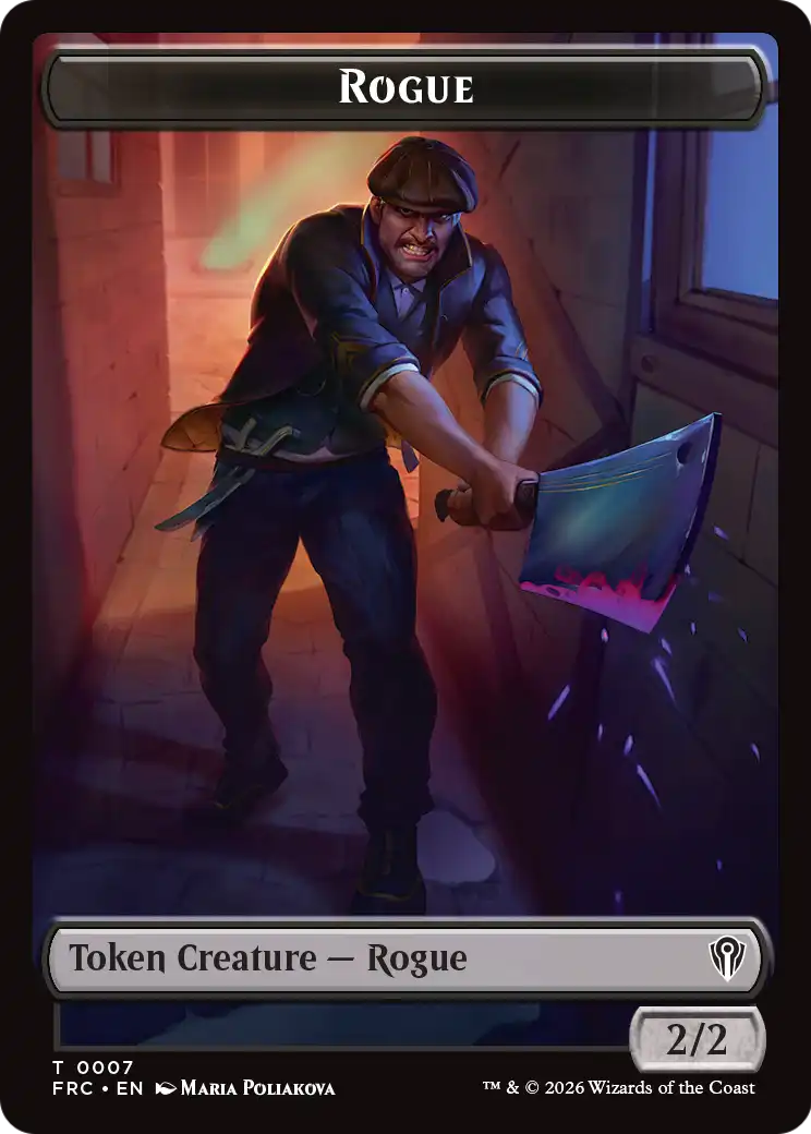 Insect // Rogue Double-Sided Token [Reality Fracture Commander Tokens] | Webway Games
