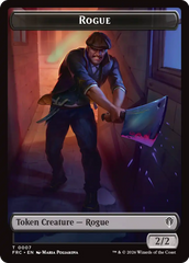 Insect // Rogue Double-Sided Token [Reality Fracture Commander Tokens] | Webway Games