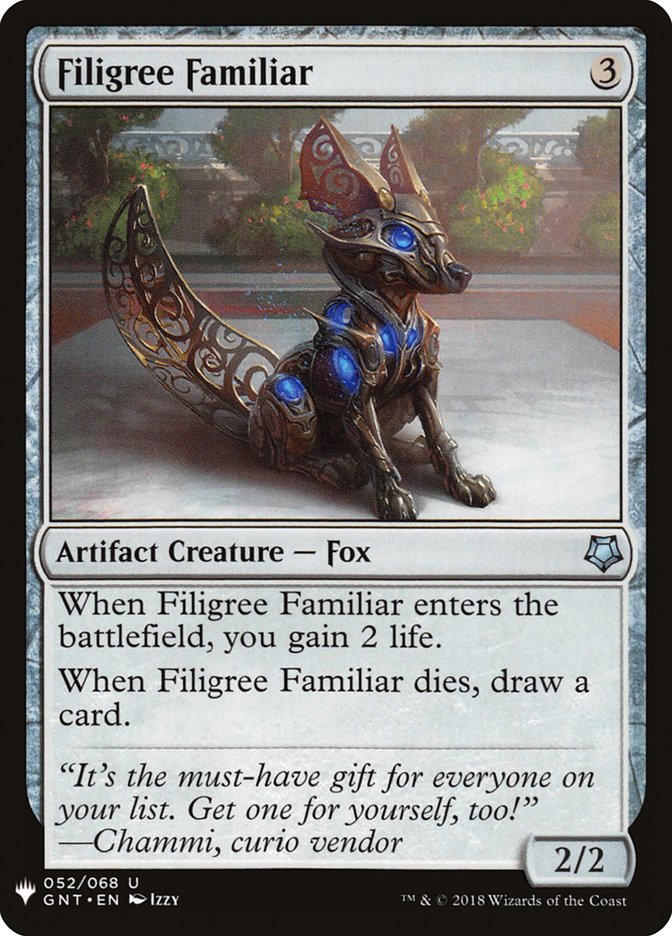 Filigree Familiar [Mystery Booster] | Webway Games