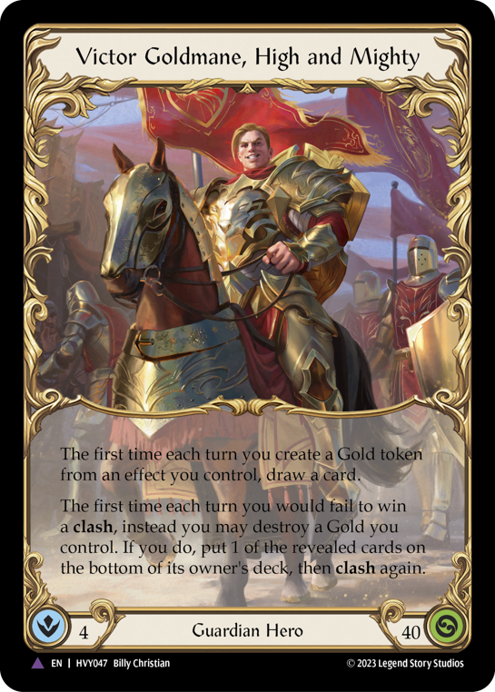 Victor Goldmane, High and Mighty (Marvel) [HVY047] (Heavy Hitters)  Cold Foil | Webway Games