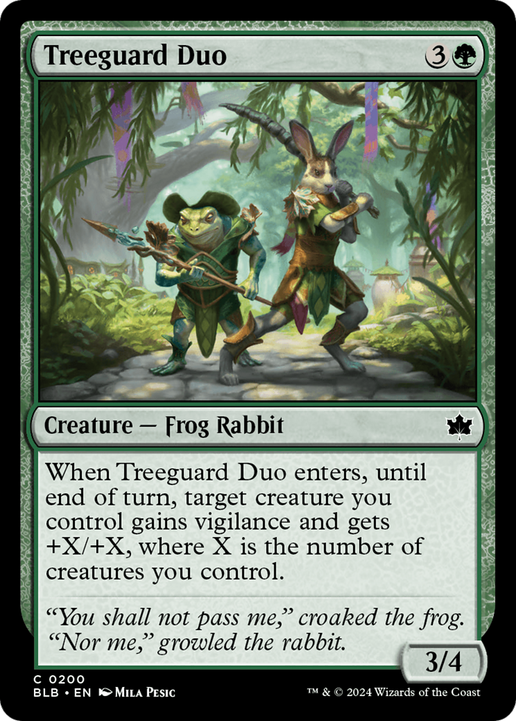 Treeguard Duo [Bloomburrow] | Webway Games
