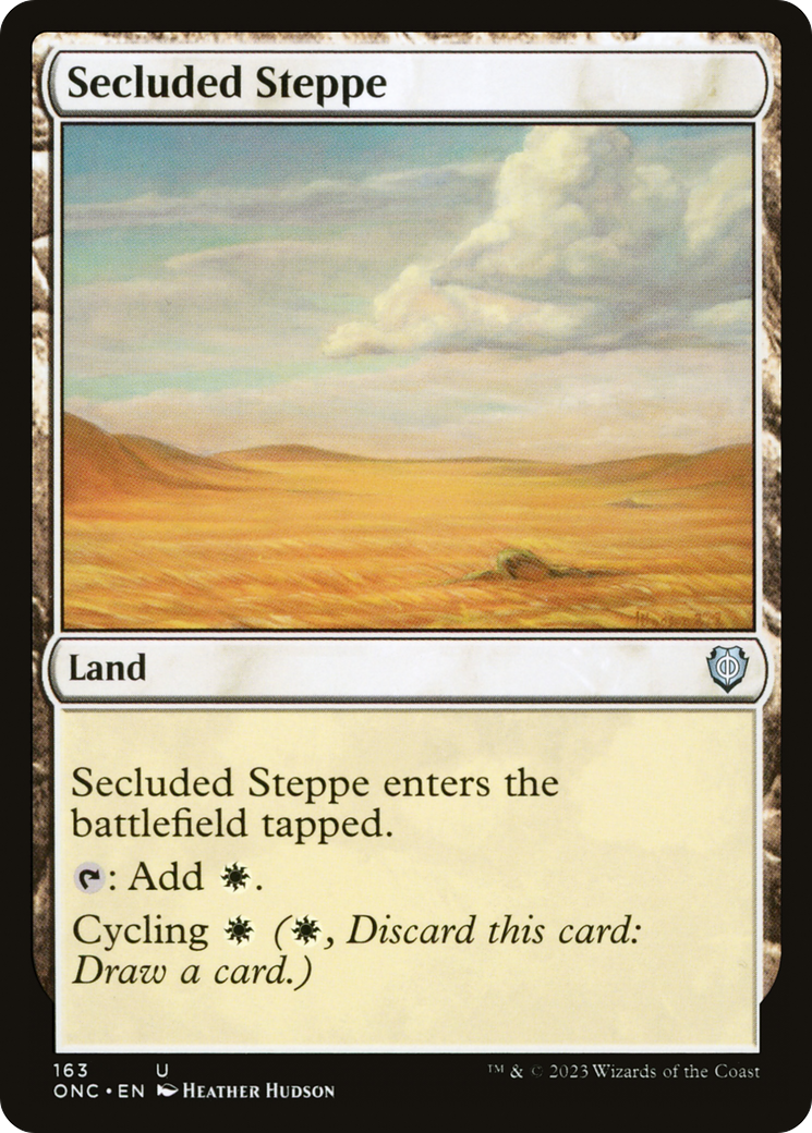 Secluded Steppe [Phyrexia: All Will Be One Commander] | Webway Games