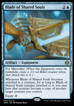 Blade of Shared Souls (Promo Pack) [Phyrexia: All Will Be One Promos] | Webway Games