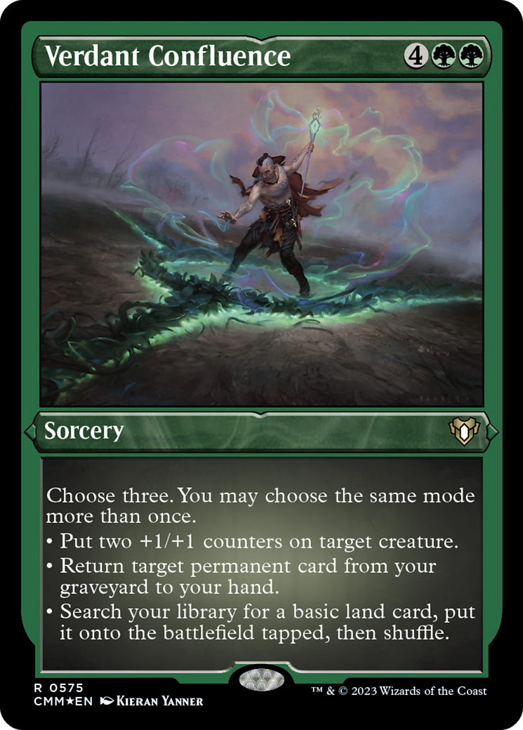 Verdant Confluence (Foil Etched) [Commander Masters] | Webway Games