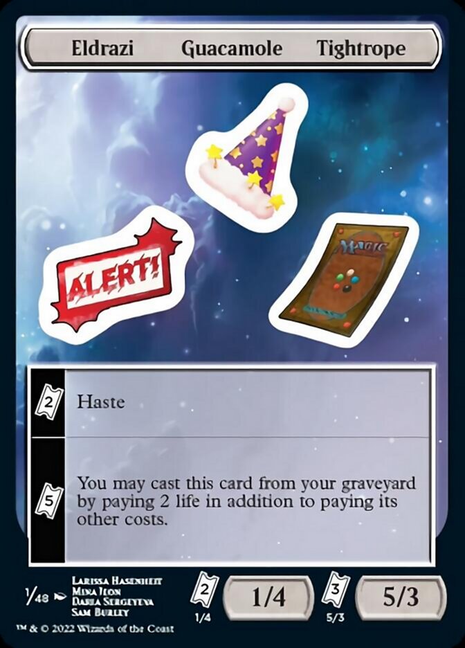 Eldrazi Guacamole Tightrope [Unfinity Stickers] | Webway Games