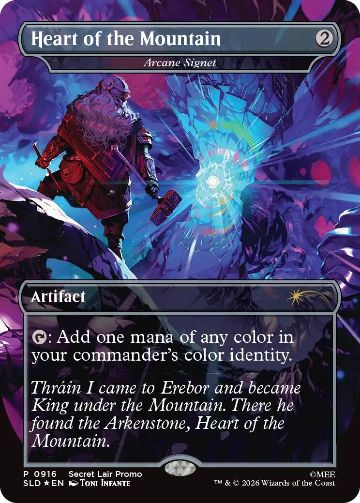 Heart of the Mountain - Arcane Signet [Secret Lair Drop Series] | Webway Games