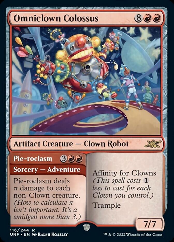 Omniclown Colossus // Pie-roclasm [Unfinity] | Webway Games