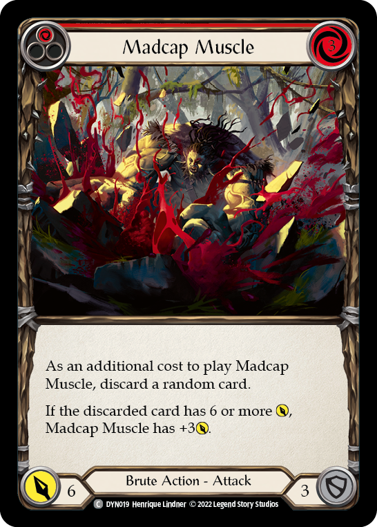Madcap Muscle (Red) [DYN019] (Dynasty) | Webway Games