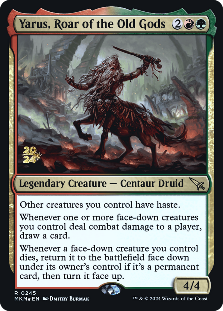 Yarus, Roar of the Old Gods [Murders at Karlov Manor Prerelease Promos] | Webway Games