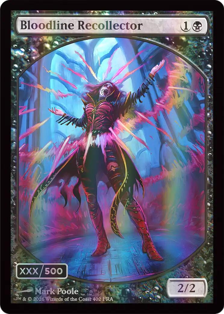 Bloodline Recollector (Retro Frame) (Serial Numbered) (Double Rainbow Foil) [Reality Fracture] | Webway Games