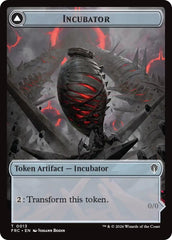 Phyrexian // Incubator Double-Sided Token [Reality Fracture Commander Tokens] | Webway Games