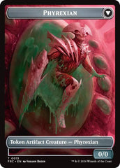 Phyrexian // Incubator Double-Sided Token [Reality Fracture Commander Tokens] | Webway Games