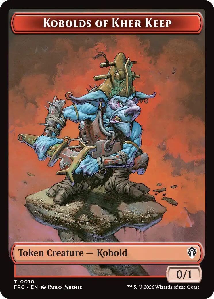 Kobolds of Kher Keep // Phyrexian Mite Double-Sided Token [Reality Fracture Commander Tokens] | Webway Games