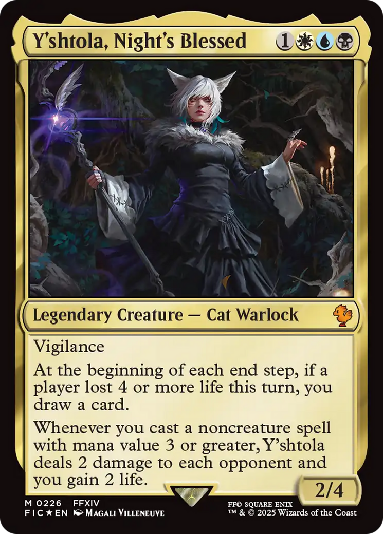 Y'shtola, Night's Blessed (Surge Foil) [FINAL FANTASY Commander] | Webway Games