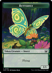 Butterfly // City's Blessing Double-Sided Token [March of the Machine Commander Tokens] | Webway Games