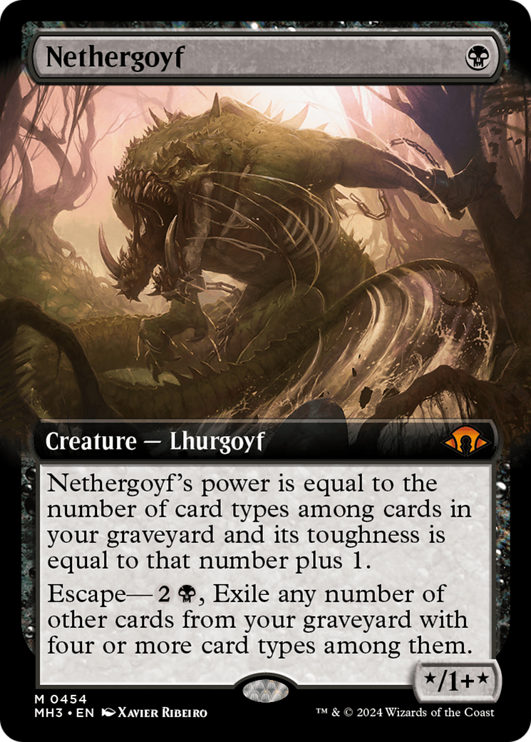 Nethergoyf (Extended Art) [Modern Horizons 3] | Webway Games