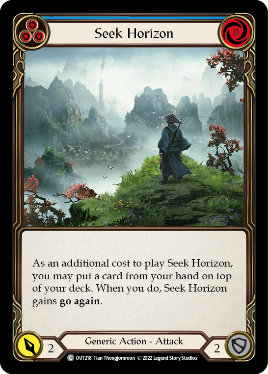 Seek Horizon (Blue) [OUT218] (Outsiders) | Webway Games
