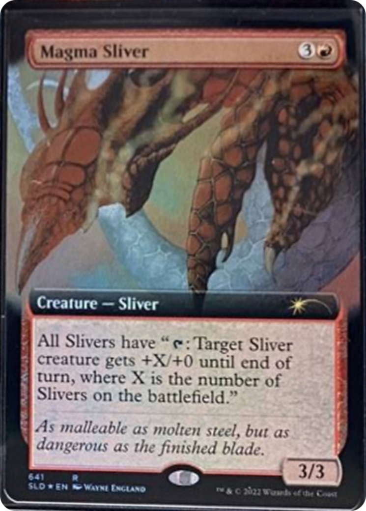 Magma Sliver (Extended Art) [Secret Lair Drop Series] | Webway Games