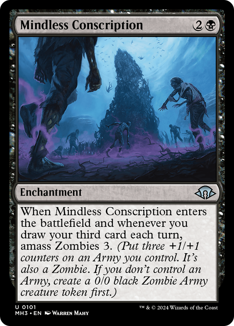 Mindless Conscription [Modern Horizons 3] | Webway Games