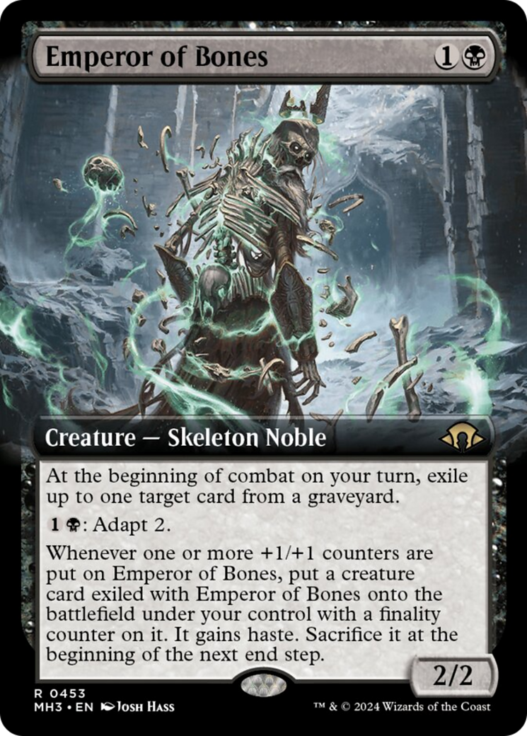 Emperor of Bones (Extended Art) [Modern Horizons 3] | Webway Games