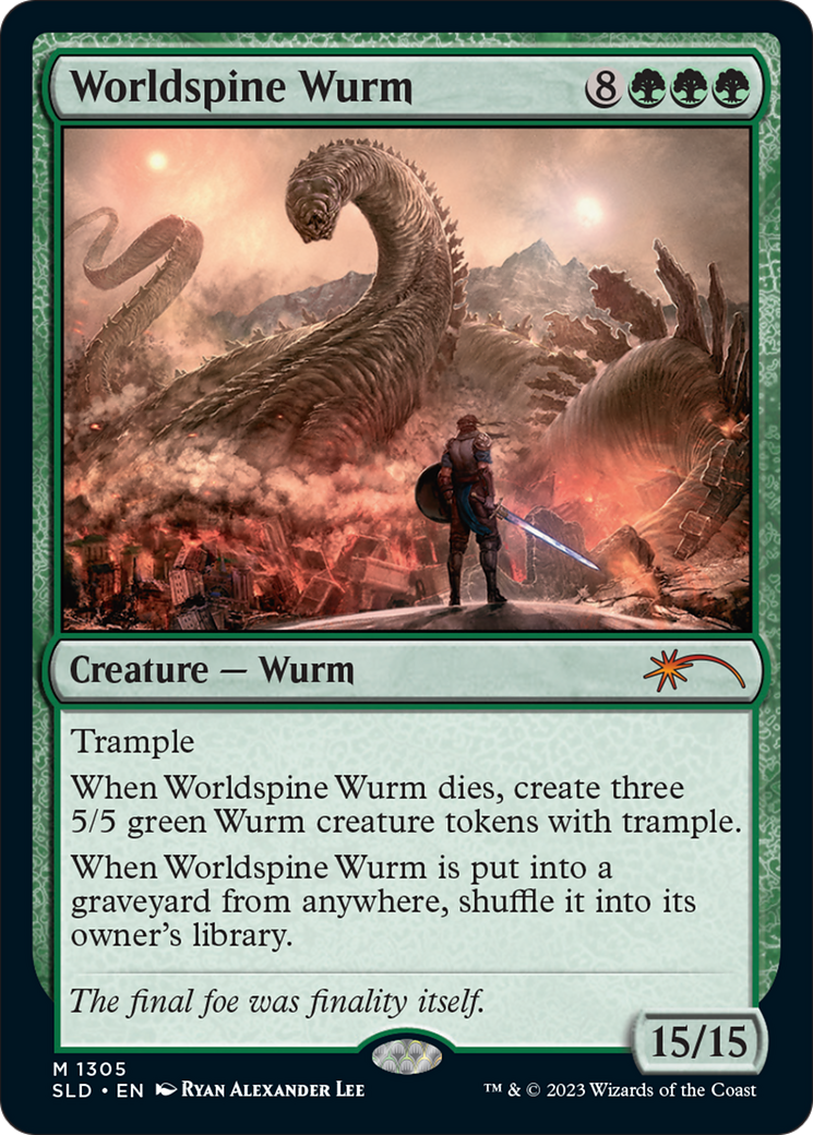 Worldspine Wurm [Secret Lair Drop Series] | Webway Games