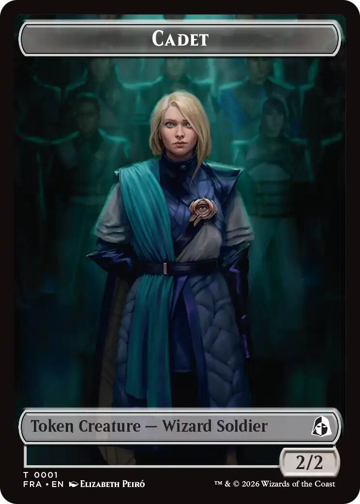 Cadet // Jace Double-Sided Token [Reality Fracture Tokens] | Webway Games