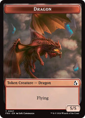 Dragon // Treasure Double-Sided Token [Reality Fracture Tokens] | Webway Games