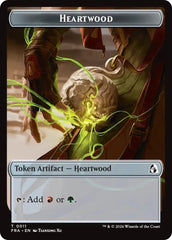 Heartwood // Thopter Double-Sided Token [Reality Fracture Tokens] | Webway Games