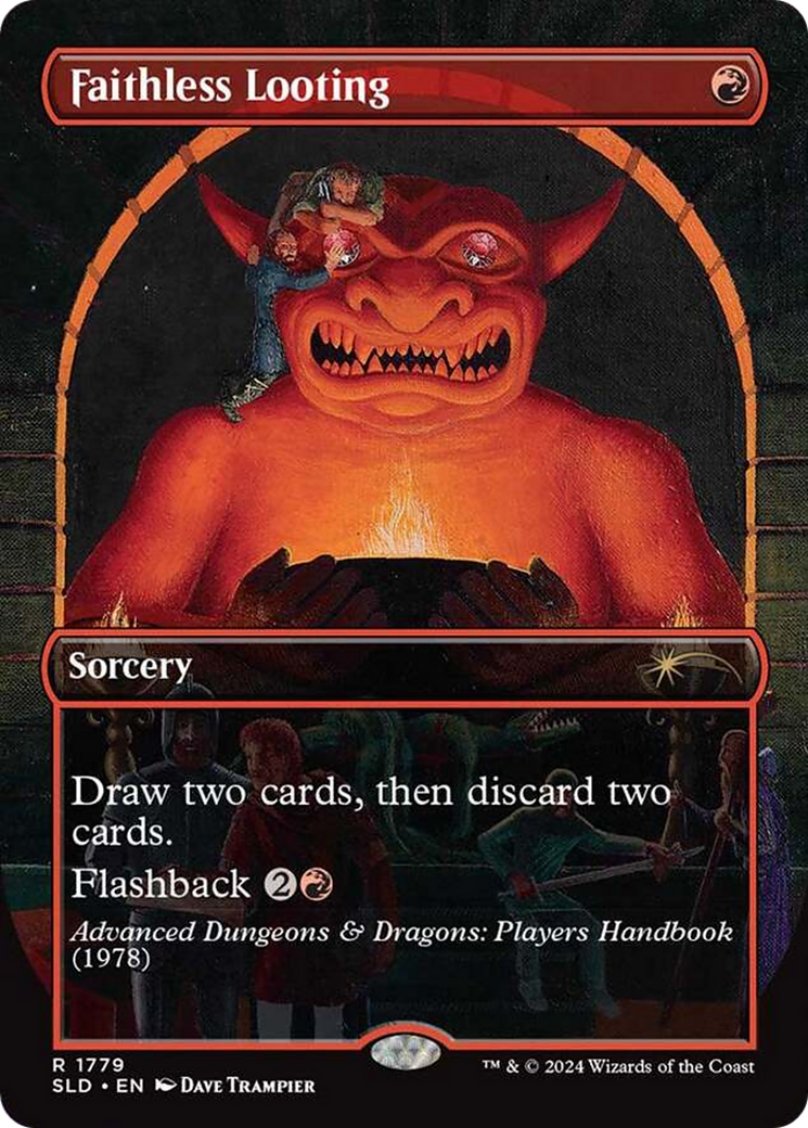 Faithless Looting (Rainbow Foil) [Secret Lair Drop Series] | Webway Games