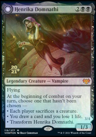 Henrika Domnathi // Henrika, Infernal Seer [Innistrad: Crimson Vow Prerelease Promos] | Webway Games