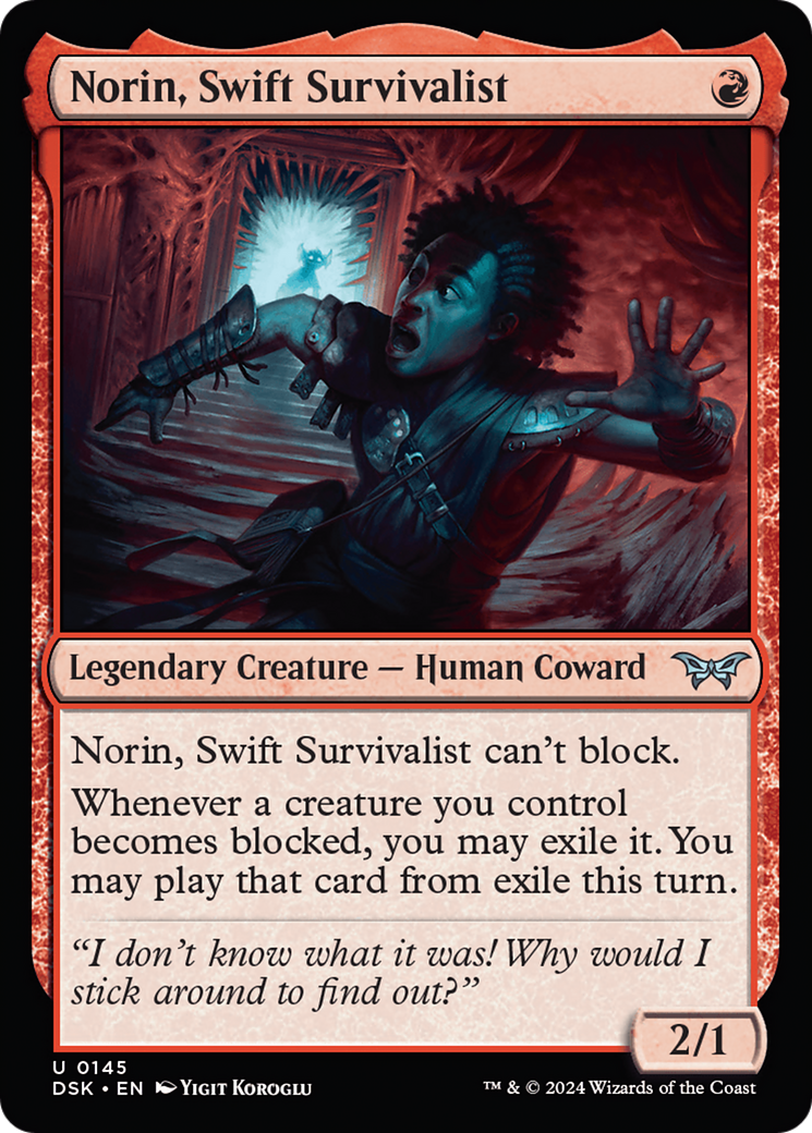 Norin, Swift Survivalist (0145) [Duskmourn: House of Horror] | Webway Games