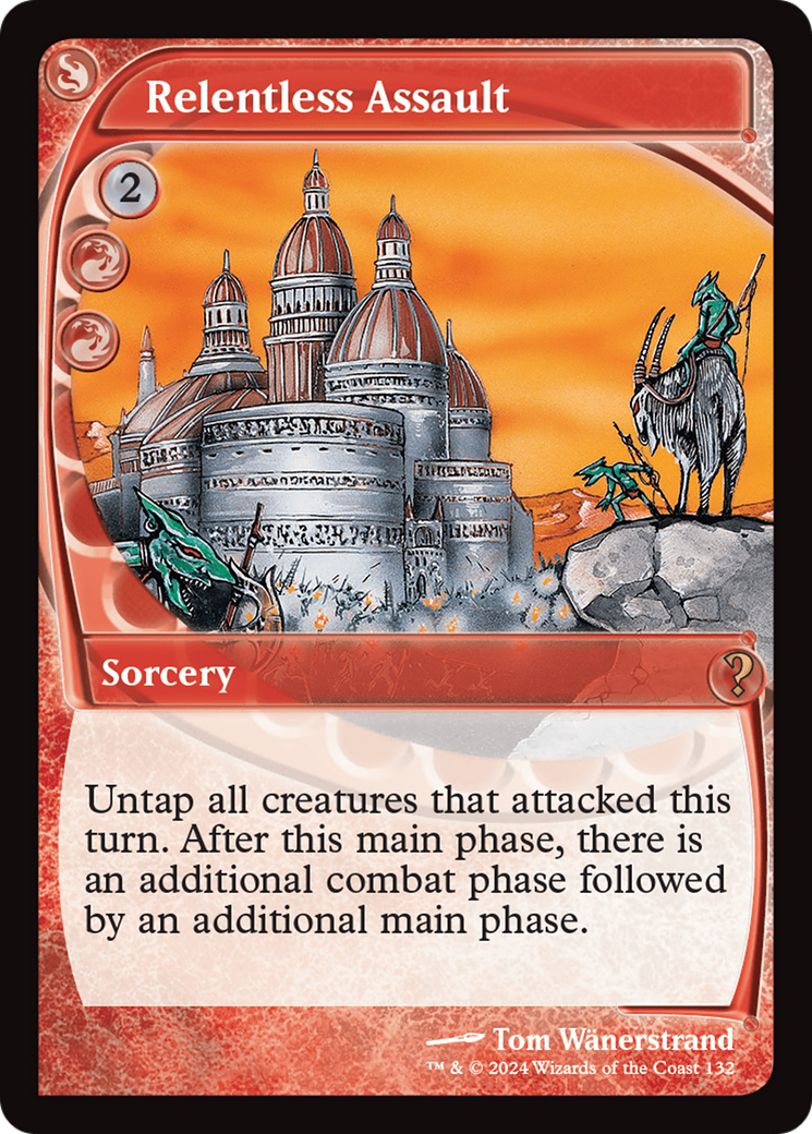 Relentless Assault (Future Sight) [Mystery Booster 2] | Webway Games