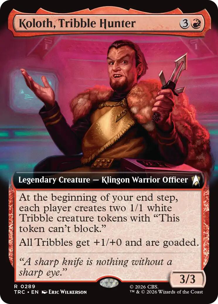 Koloth, Tribble Hunter (Extended Art) [Star Trek Commander] | Webway Games