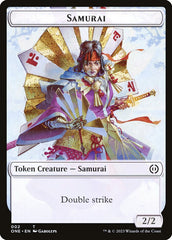 Phyrexian Goblin // Samurai Double-Sided Token [Phyrexia: All Will Be One Tokens] | Webway Games