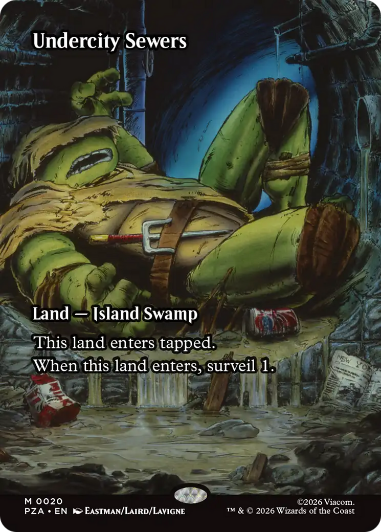Undercity Sewers (Borderless) [Teenage Mutant Ninja Turtles Eternal-Legal] | Webway Games