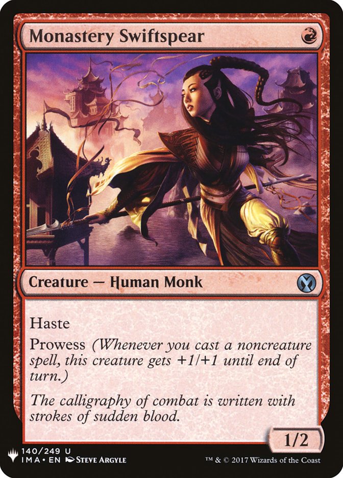 Monastery Swiftspear [Mystery Booster] | Webway Games